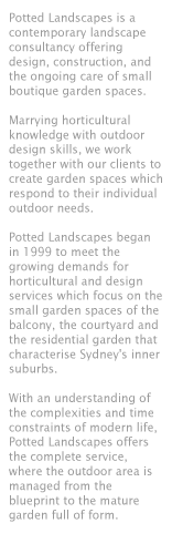 Potted Landscapes Business Profile